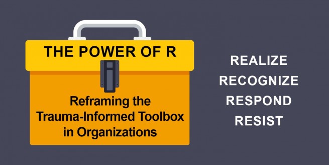 The Power of R: Reframing the Trauma-Informed Toolbox in Organizations - Session 4 - RESIST RE-TRAUMATIZATION: Sustaining a Culture of Safety and Healing image