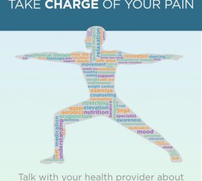 Image advertising the South East AHEC Reframe Pain campaign.